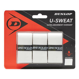 Dunlop D TAC U-SWEAT OVERGRIP WHITE 3PCS